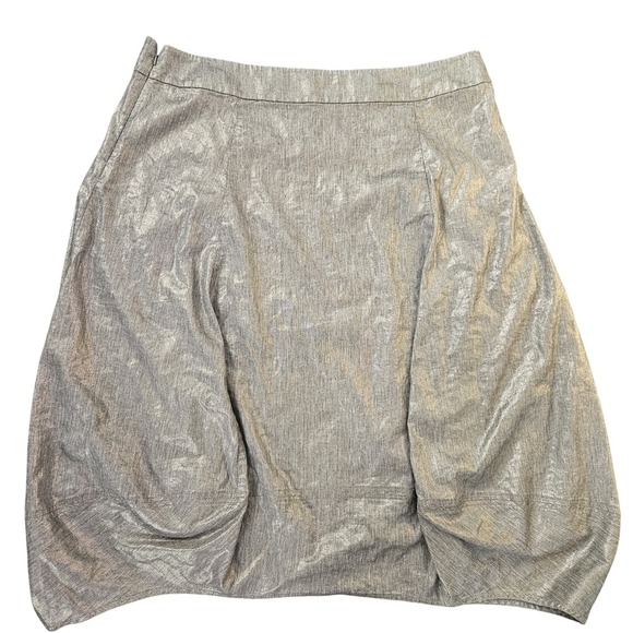 Eileen Fisher Dresses & Skirts - Eileen Fisher Women's Metallic Lantern Skirt Size‎ Xl Linen Blend